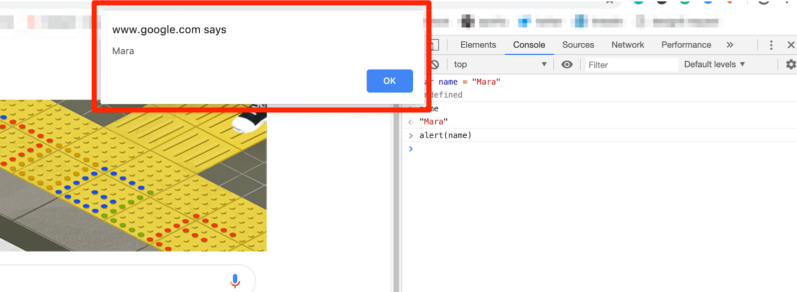 JavaScript Name Pop-Up