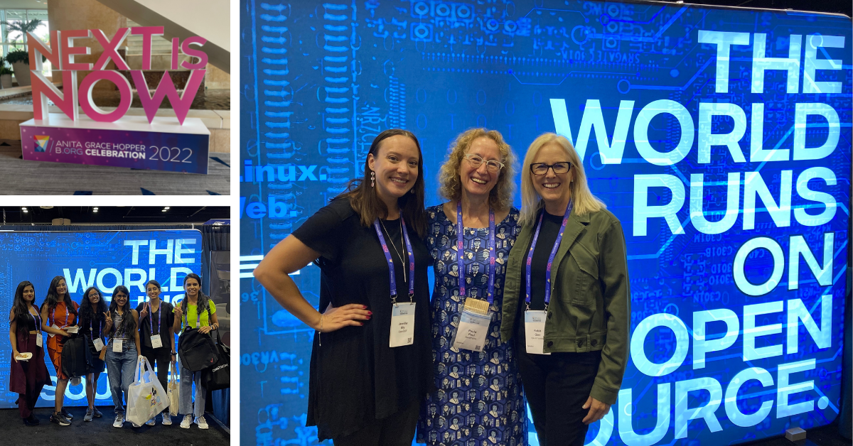 Supporting Women in Open Source at Grace Hopper Celebration